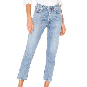 Agolde Riley crop High Rise jeans